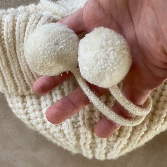 J. Crew Wool Blend Hat One Size Ivory - Picture 6 of 6